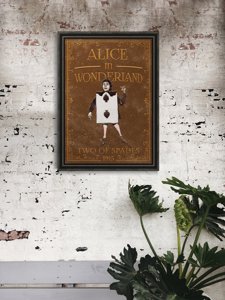 Plakat do pokoju Alicja w Krainie Czarów Podwójny Pik