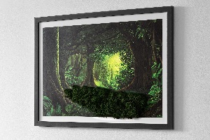 Obraz z mchem Tropikalna dżungla