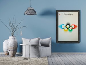 Plakat vintage do salonu Igrzyska Olimpijskie w Montrealu