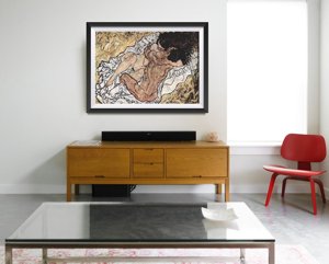 Plakat retro do salonu Embrace Egon Schiele