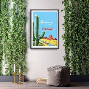 Plakat retro do salonu Podróż w Ameryce plakat Arizona Travel