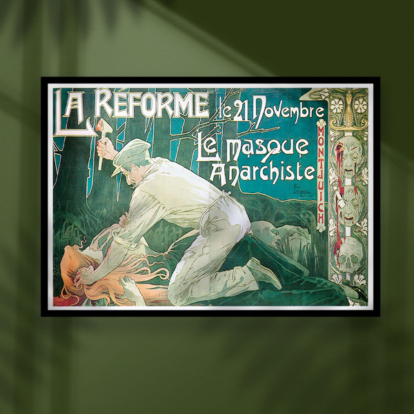 Plakat Le Masque Anarchiste